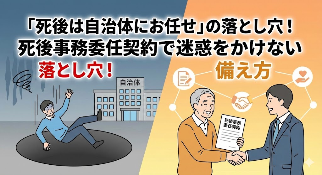 「死後は自治体にお任せ」の落とし穴！死後事務委任契約で迷惑をかけない備え方