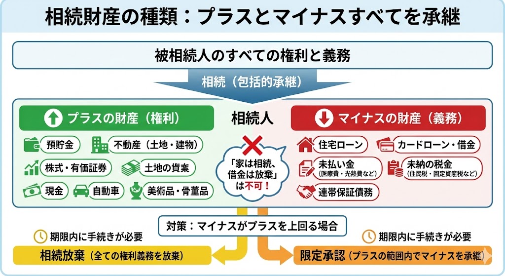 法定相続分（受け取れる割合の目安）