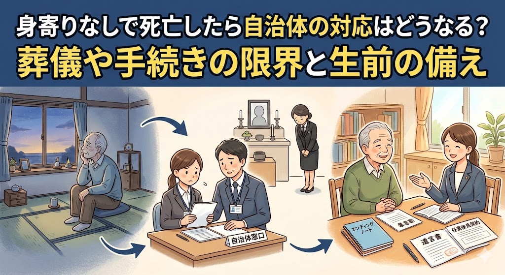 身寄りなしで死亡したら自治体の対応はどうなる？葬儀や手続きの限界と生前の備え