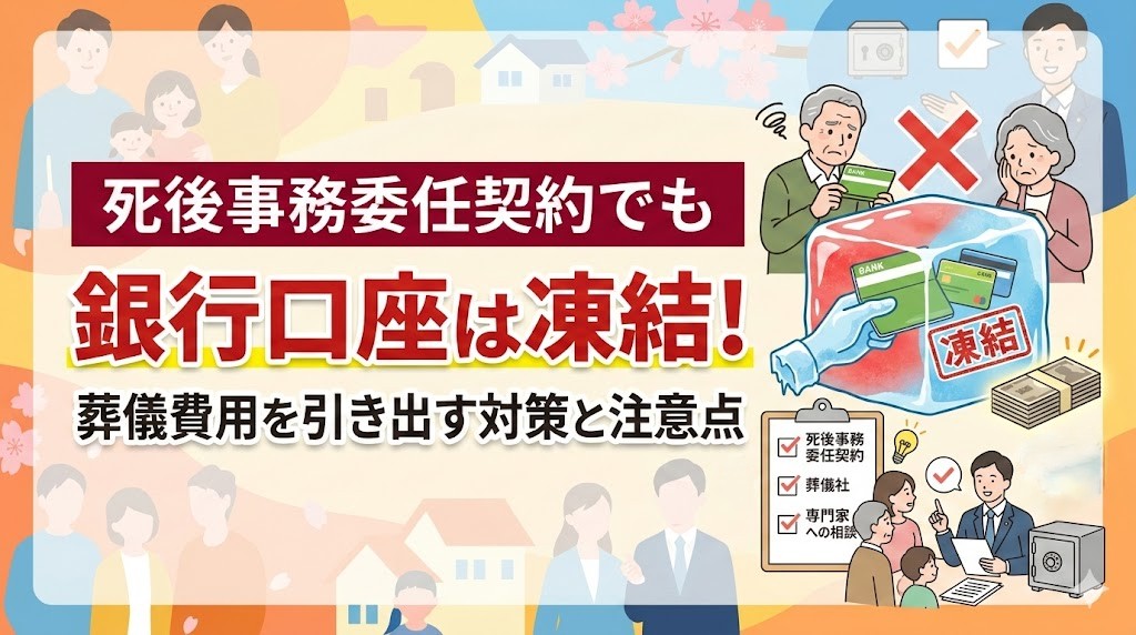 銀行口座は凍結